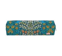 The Gifted Stationery Co. Ltd. William Morris Blackthorn Pencil Case - Floral Zip Pencil Pouch for School, Office & Art Supplies (220 x 70 x 60mm)