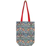 The Gifted Stationery Co. Ltd. William Morris Strawberry Thief Tote Bag - Large Reusable Shopping Bag with Inner Zip Pocket - Classic Arts & Crafts Design Carry Tote for Shopping, Work & Everyday Use