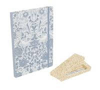 The Gifted Stationery Co. Ltd. William Morris Willow & Rose A5 Notebook & Pen Set, Artistic Design, Lined Journal with 2 Matching Pens, Gift Box Presentation