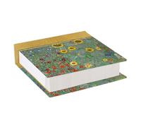 The Gifted Stationery Klimt Note Block. Square Tear-Off Paper Pad for Jotter Pad Memo Notes, Comes with 300 Sheets. Portable Notepad Ideal Small Stationery Accessory for Any Office Desk