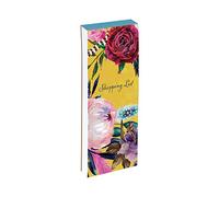 The Gifted Stationery Magnetic Shopping List Pad for Fridge, Lined Paper Memo Notepad. Perfect as a to Do List, Food Shopping or Notes Organiser (Flourish B)