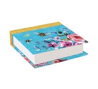 The Gifted Stationery Queen Bee Note Block. Square Tear-off Paper Pad For Jotter Pad Memo Notes, Comes with 300 Sheets. Portable Notepad Ideal Small Stationery Accessory For Any Office Desk