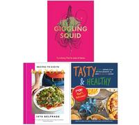 The Giggling Squid Cookbook, Mezcla Recipes To Excite & Tasty & Healthy 3 Books Collection Set