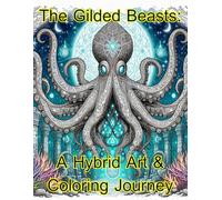 The Gilded Beasts: A Hybrid Art & Coloring Journey: Half gallery, half canvas-where beasts wear armor and await your color.