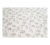 The Gilded Bird Lovely Leaves Grey X-large Muslin Swaddle - Grey