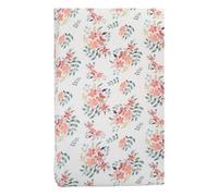The Gilded Bird Organic Cotton Fitted Cot/Cotbed Sheet, Fits 120cm x 60cm and 140cm x 70cm, Jersey Cotton, Nursery Bedding - (Pretty Stems)