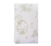 The Gilded Bird The Gilded Bird Fitted Cot Sheet - Safari Toile - White, Cot