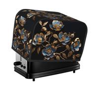 The Gilded Camellia toaster cover is suitable for 2 small toaster covers with wide slots and comes with a storage pocket to meet diverse baking needs.