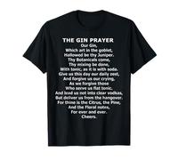 The Gin Prayer - Funny Botanical Cocktail Parody T-Shirt