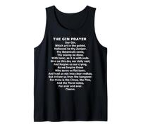The Gin Prayer - Funny Botanical Cocktail Parody Tank Top