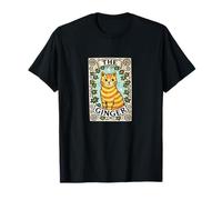 The Ginger Cat Tarot Card Illustration T-Shirt