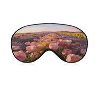 The Ginger Lily Beneath The Windmill Sleep Mask Block Light Eye Sleep Shade Cover Comfortable Lightweight Sleeping Blindfold Soft Breathable Night Eye Cover Adjustable Band Eye Mask for Men Women