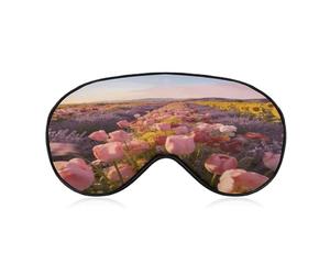 The Ginger Lily Beneath The Windmill Sleep Mask Block Light Eye Sleep Shade Cover Comfortable Lightweight Sleeping Blindfold Soft Breathable Night Eye Cover Adjustable Band Eye Mask for Men Women