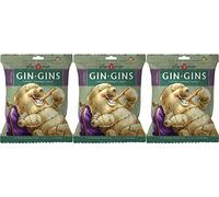 The Ginger People Gin Gin Hard Boiled Candy & Chewy Candy Bags 150 g Triple Pack Gift Boxed (Chewy Candy Triple Pack)