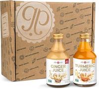 The Ginger People Ginger & Turmeric Juice Set | Digestion + Anti-Inflammatory | 237 ml (Pack of 2)