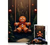 The Gingerbread Swing for Adults 1000 Piece Jigsaw Puzzle Pure Logic Toy Peaceful Time Sharp Cut Heartfelt Gift (38x52cm)