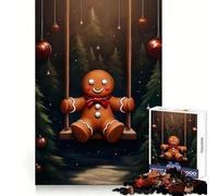 The Gingerbread Swing Jigsaw Puzzles for Teenagers 1000 Piece Enhance Recall Home Leisure Exact Edge (50x75cm)