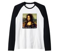 The Gioconda Mona Lisa Funny Mondays Lisa Raglan Baseball Tee