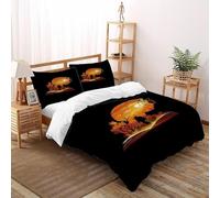 The Girl in The Book Duvet Cover Sets Ultrasoft Hypoallergenic Reversible Duvet Covers Non Iron Luxury Bedding Set With Zipper Closure Super King（260x220cm）