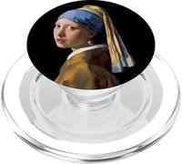 The Girl with a Pearl Earring by Johannes Vermeer PopSockets PopGrip for MagSafe