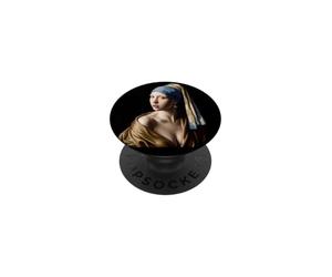 The Girl with a pearl earring Joven de la perla PopSockets Adhesive PopGrip