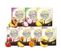 The Giving Tree Freeze Dried Fruit Crisps Variety Pack I Vegan, Gluten Free Nutritional Crisps I Strawberry, Mango, Peach, Banana, Mango & Passion, Dragon Fruit & Pineapple I 18g1 or More of Each!