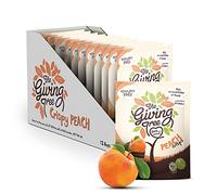 The Giving Tree Freeze Dried Fruit Crisps - Vegan, Gluten Free Nutritional Crisps (Peach, 18g (Pack of 12))