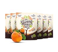 The Giving Tree Freeze Dried Fruit Crisps - Vegan, Gluten Free Nutritional Crisps (Peach, 18g (Pack of 6))
