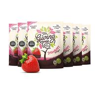 The Giving Tree Freeze Dried Fruit Crisps - Vegan, Gluten Free Nutritional Crisps (Strawberry, 18g (Pack of 6))