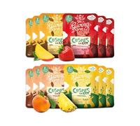 The Giving Tree Freeze Dried Fruit I NEW KIDS Crispies I No Added Sugar, Vegan & Gluten Free I Healthy Snacks For Kids I Strawberry, Mango, Peach & Pineapple Mix Pack 10g (3 of Each Flavour)