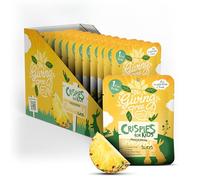 The Giving Tree Freeze Dried Fruit I New Kids Crispies I No Added Sugar, Vegan & Gluten Free I Healthy Snacks for Kids Pineapple Case of 12