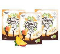 The Giving Tree Freeze Dried Mango Slices | 100% Natural Mangos | Non-GMO, Gluten Free, Vegan Nutritional Crisps 100g Bag Pack of 3 (300g Total)