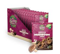 The Giving Tree Vacuum Fried Mushroom Veggie Crisps I Vegan, Gluten Free Nutritional Crisps, Shitake Mushroom Black Truffle 42g Case of 12