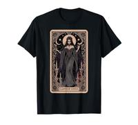 The Glamour Ghoul Gothic Tarot Card Halloween Outfit T-Shirt