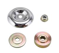 The glass trimmer head is secured with a thick protective cap to enhance your lawn mower performance