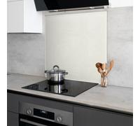 The Glass Warehouse French Grey Toughened Glass Kitchen Splashback - 650mm X 600mm