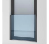 The Glass Warehouse Matt Anthracite Side Mount Juliet Balcony Profiles For 13.5mm Glass