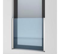 The Glass Warehouse Pure White Side Mount Juliet Balcony Profiles For 13.5mm Glass