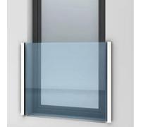 The Glass Warehouse Pure White Top Mount Juliet Balcony Profiles For 21.5mm Glass