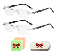 The Glasses That Change Everything,Automatic Zoom Adjustment Eye Glass,with Anti Blue Light For Men/Women (Silver*2,400)