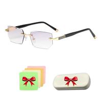 The Glasses That Change Everything,Automatic Zoom Adjustment Eye Glass,with Anti Blue Light For Men/Women (Gold,200)