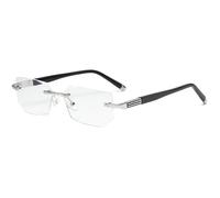 The Glasses That Change Everything, Precision Vision Aid Tool - Adjustable Focus Assist, Intelligent Auto Focus Glasses Self Adjusting Anti Blue Light Glass-es for Reading Eye Glass (Silver,+2.5)