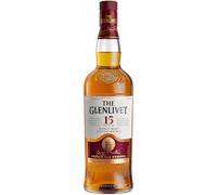 The Glenlivet 15 Year Old Single Malt Scotch Whisky | Fruity, Smooth & Tropical | Aged in French Oak | Premium Speyside Whiskey gifts