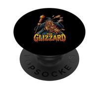 The Glizzard Hot Dog Wizard Funny Glizzy PopSockets Adhesive PopGrip