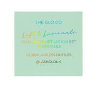 The Glo Co Lift and Laminate Solo Lift Lotion Set Steps 1+2 & 3