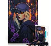 The Gloomy Flower Jigsaw Puzzles 1000 Pieces for Adults Reason Skill Toy Calm Relax Exact Cut Heartfelt Gift (50x75cm)