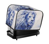 The Gloomy Lion toaster cover is suitable for 2 small toaster covers with wide slots and comes with a storage pocket to meet diverse baking needs.