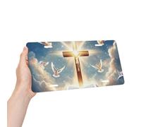 The Glorious Cross And The Holy Book Aluminum License Plate 6 X 12 Inch Metal Car Novelty Vanity Decoration Front License Plate Cover Car Decor Accessory