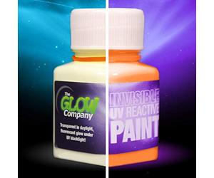 The Glow Company Invisible UV Paint (Orange)