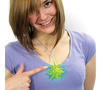 The Glow Company Light Up Flashing Crystal Star Necklace (3 Pack)